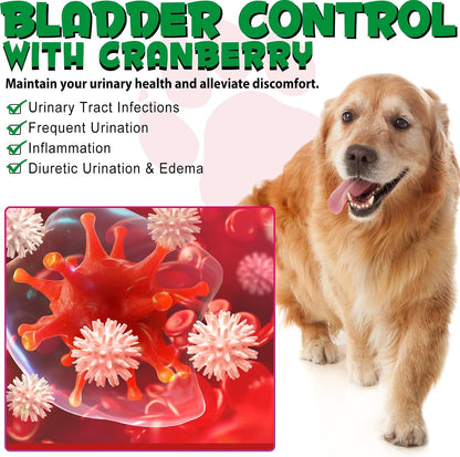 Urinary Tract Supplement for Dogs with Cranberry - 60 ml