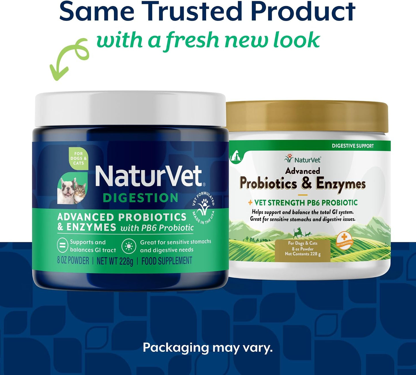 NaturVet Advanced Probiotics & Enzymes – Plus Vet Strength PB6 Probiotic for Dogs & Cats (227 g) - görsel 2