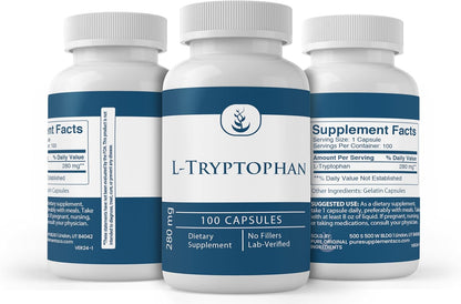 Pure Original Ingredients L-Tryptophan, 100 Capsules