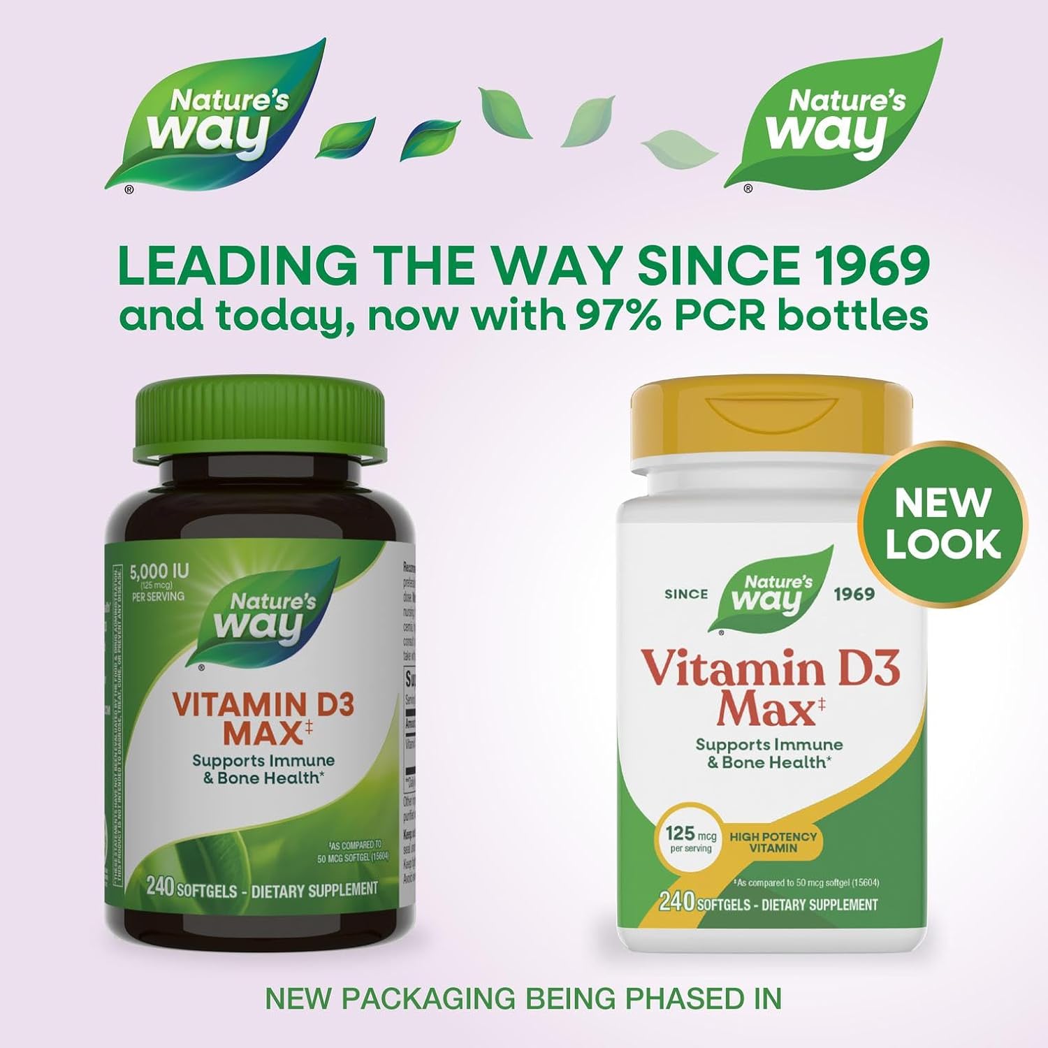 Nature's Way Vitamin D3 5000 IU, 240 Softgels - görsel 2