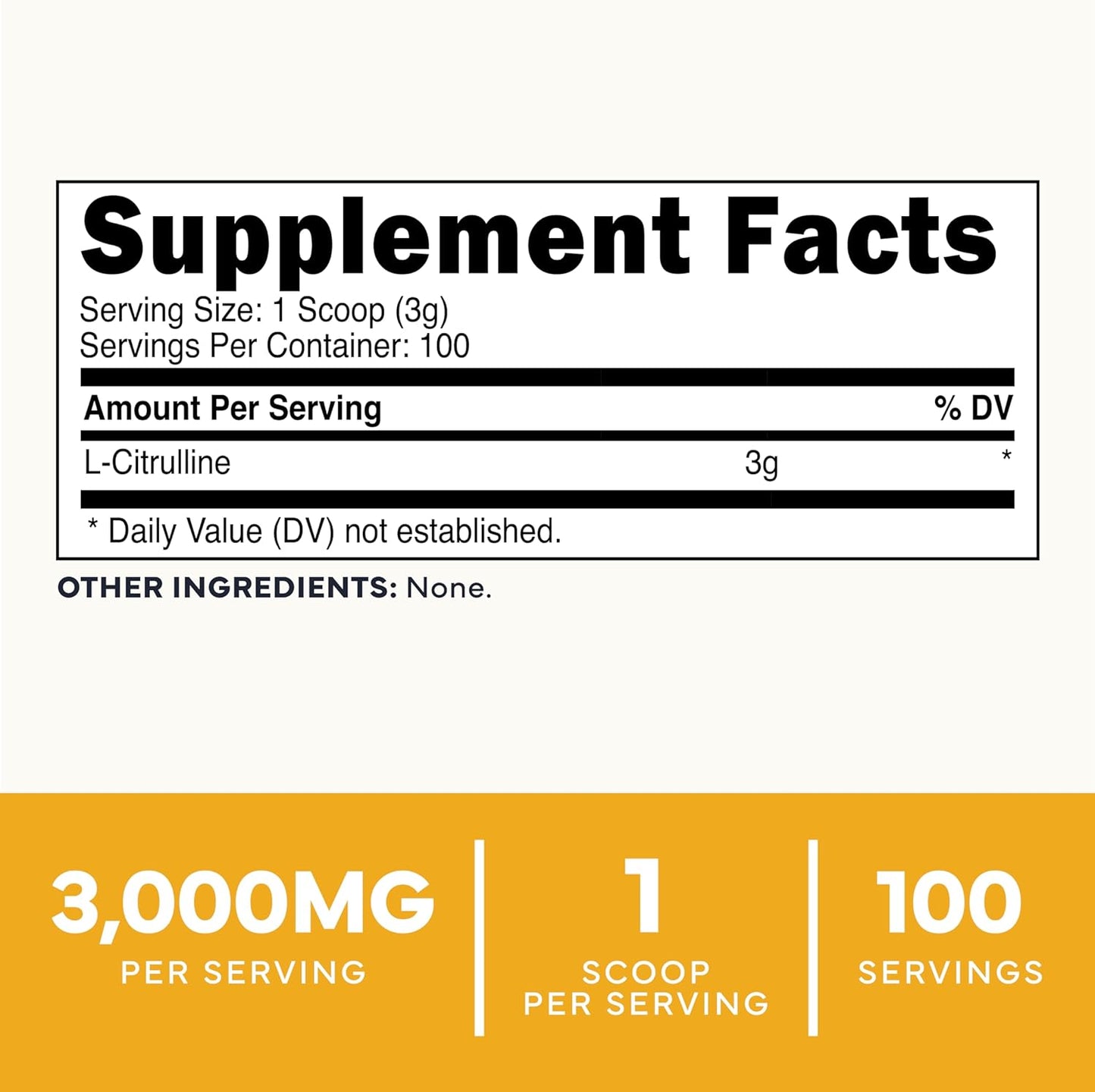 Type Zero L-Citrulline Base Powder, 3,000mg Per Serve – 100 Servings - görsel 2