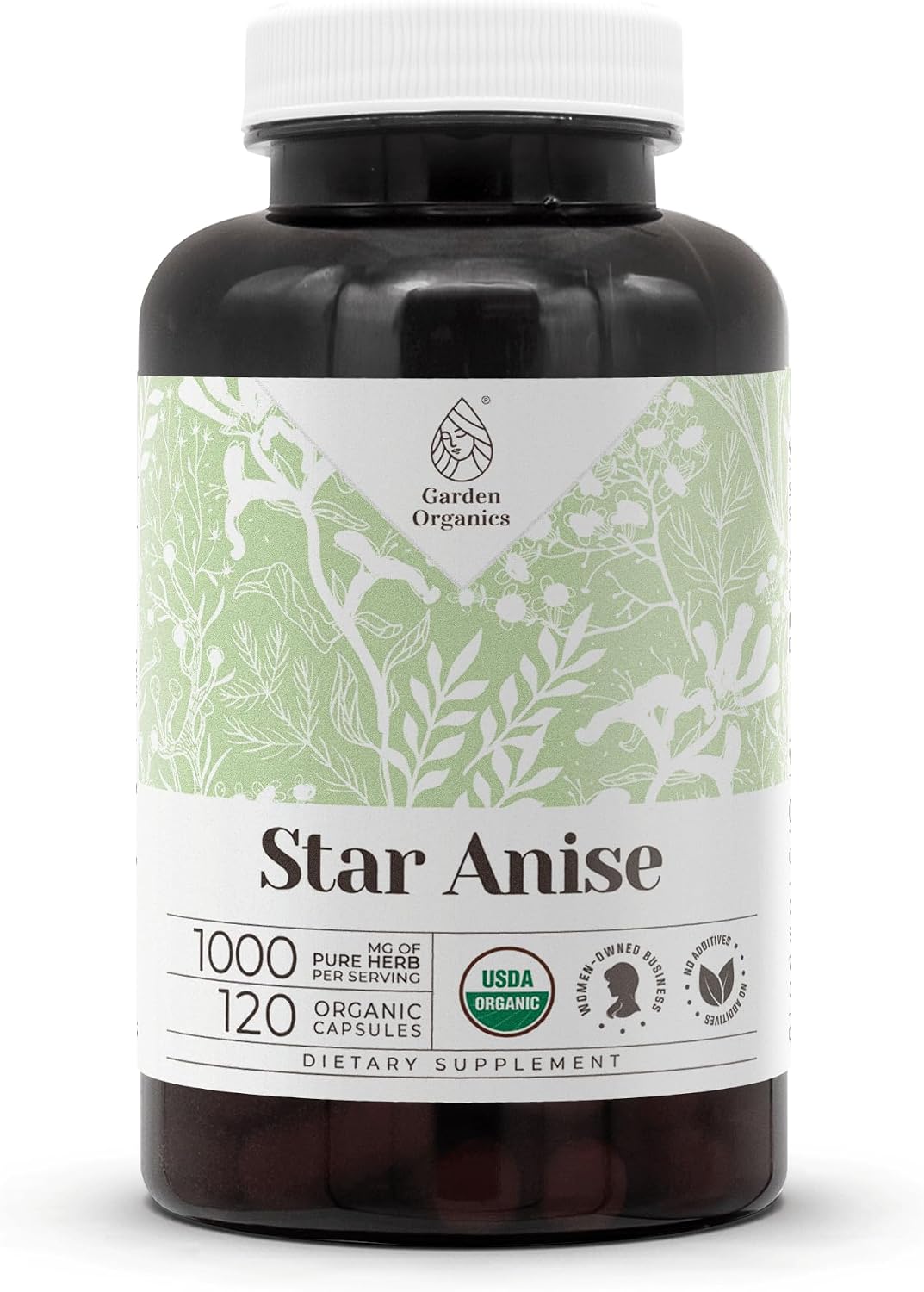 Star Anise Certified Organic 120 Capsules - görsel 1