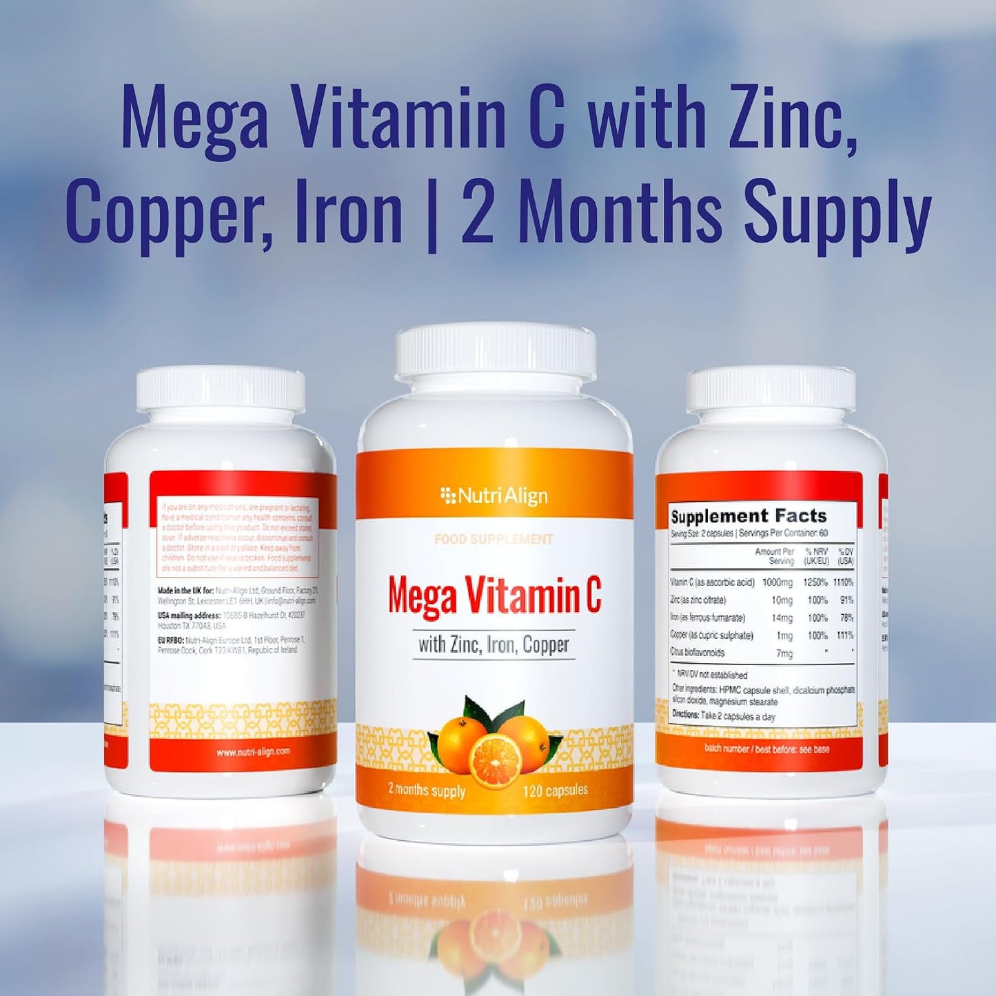 Nutri-Align Mega Vitamin C - 120 Capsules - görsel 6