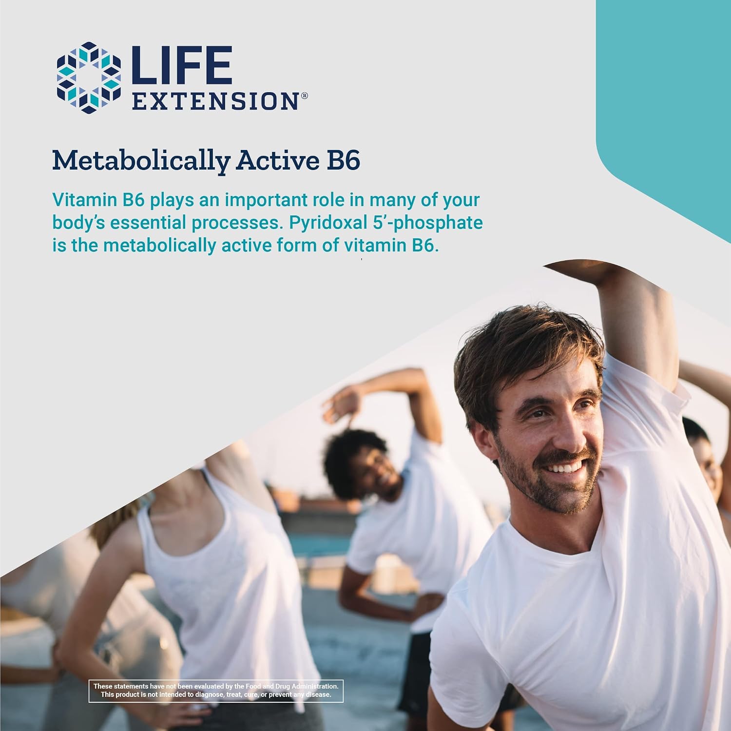 Life Extension Pyridoxal 5'-Phosphate (P5P) - Vitamin B6 100 mg, 60 Vegetarian Capsules - görsel 5
