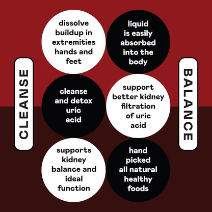 Complete Natural Uric Acid Complete – Liquid Supplement for Uric Acid Cleanse, Kidney Health & Blood Circulation