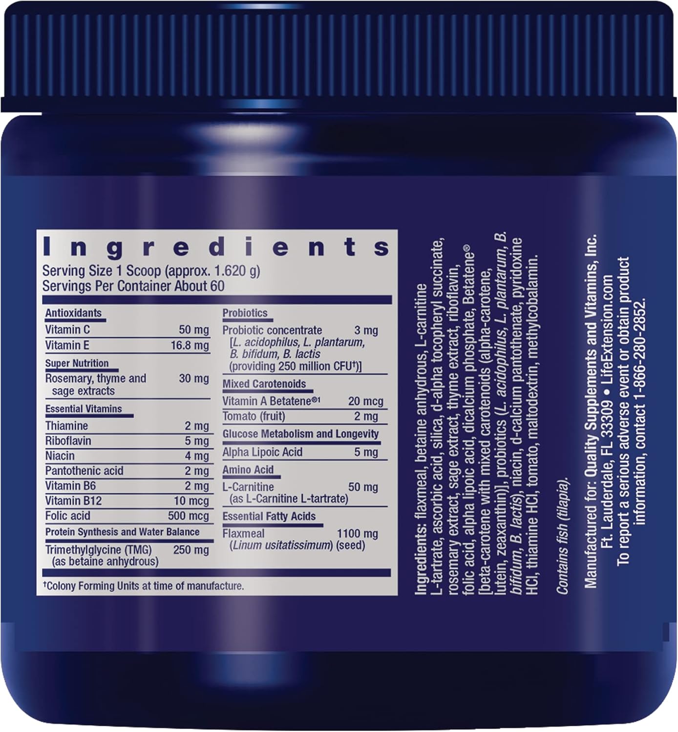 Life Extension Dog Mix - Multivitamin Supplement for Dogs with Probiotics and L-Carnitine - görsel 2