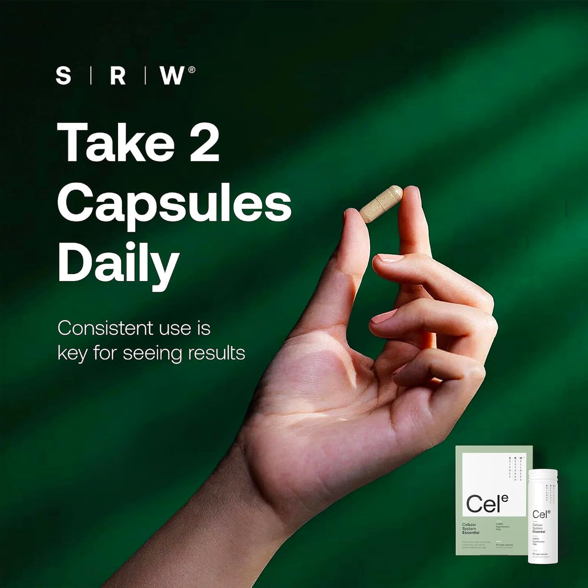 SRW Cel Essential | Wellbeing Supplement for – Reduces Oxidative Stress: Ergothioneine neutralises free radicals, – Image 7