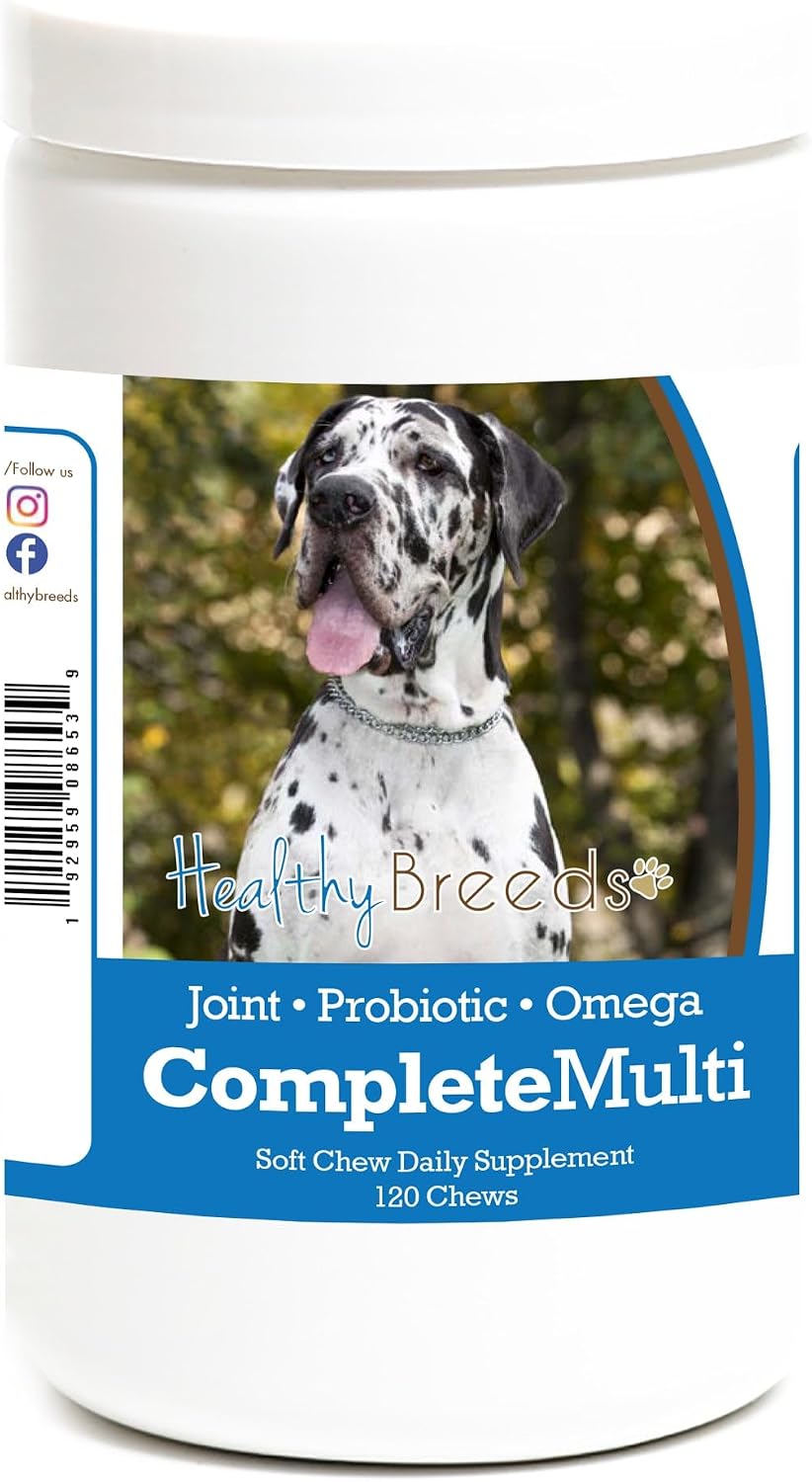 Healthy Breeds Great Dane All in One Multivitamin Soft Chew 120 Count - görsel 1