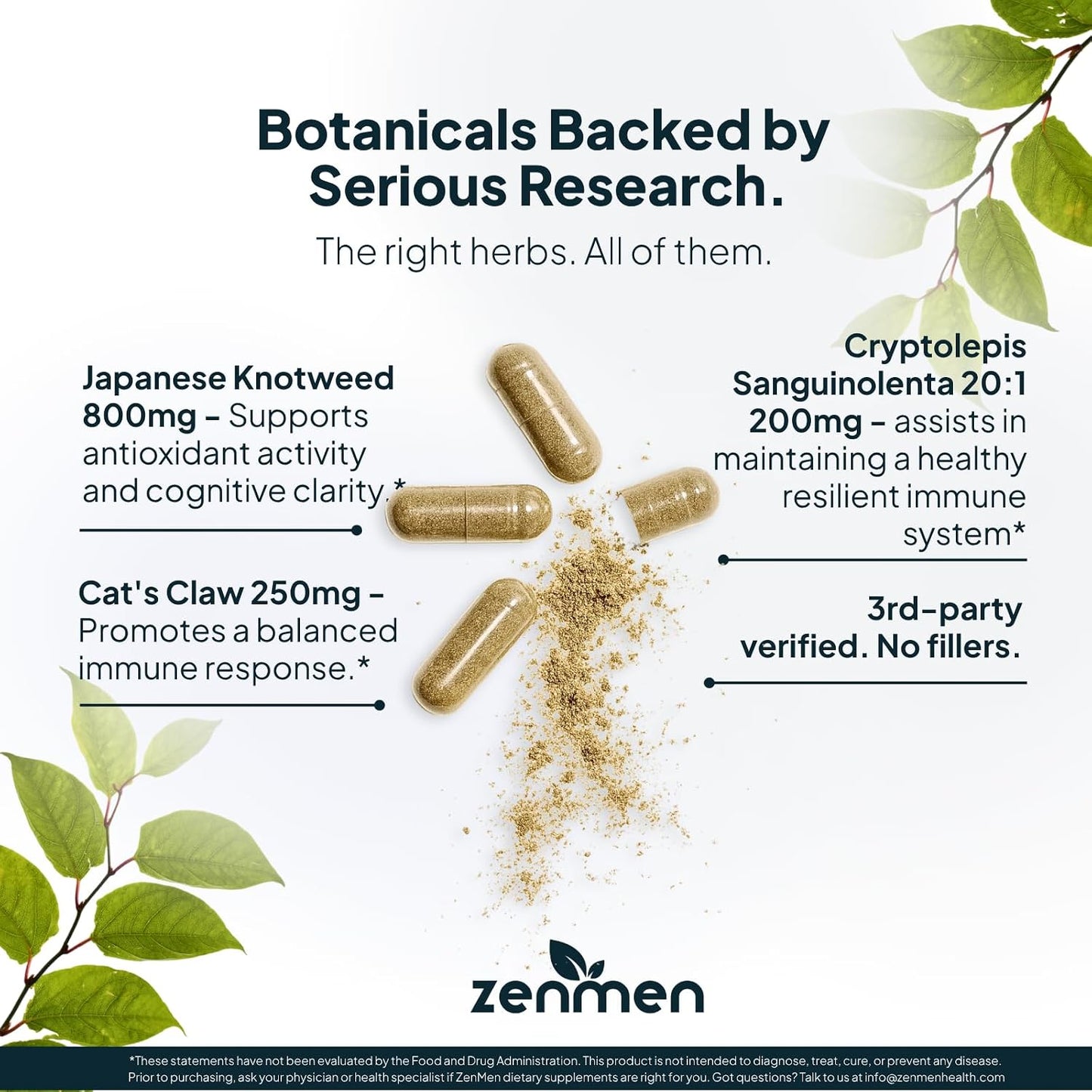 Zenmen Daily Tick Guard Immune Support Supplement - Improved Formula - 180 Vegan Capsules - görsel 5