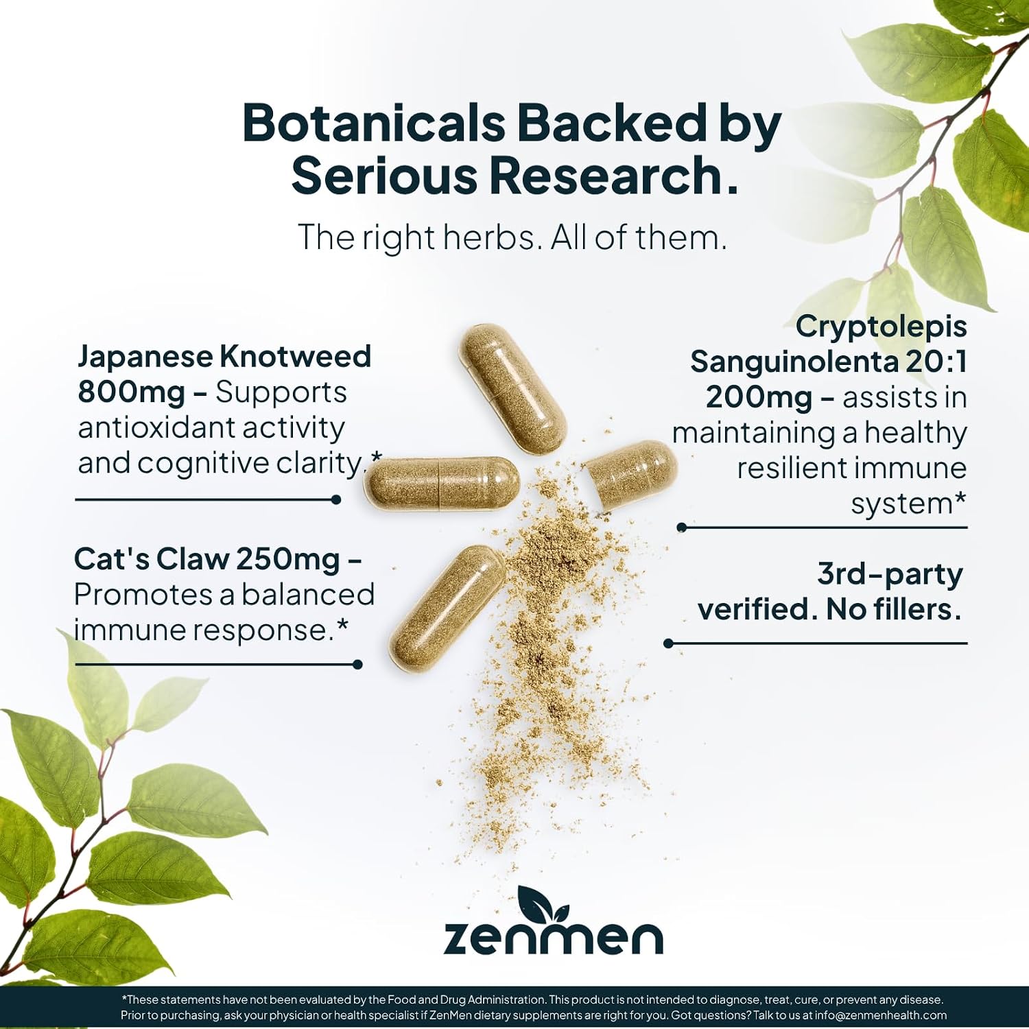 Zenmen Daily Tick Guard Immune Support Supplement - Improved Formula - 180 Vegan Capsules - görsel 5