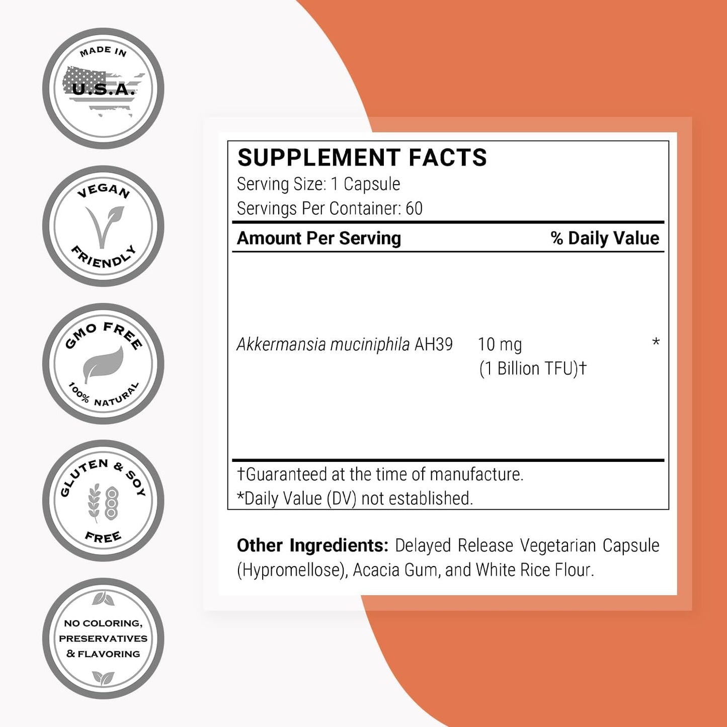 Supersmart Akkermansia Muciniphila 1 Billion TFU per Day - Pasteurised Probiotic - Enhanced Absorption - Postbiotic Supplement - Non-GM & Gluten free - 60 Delayed Release Capsules - görsel 4