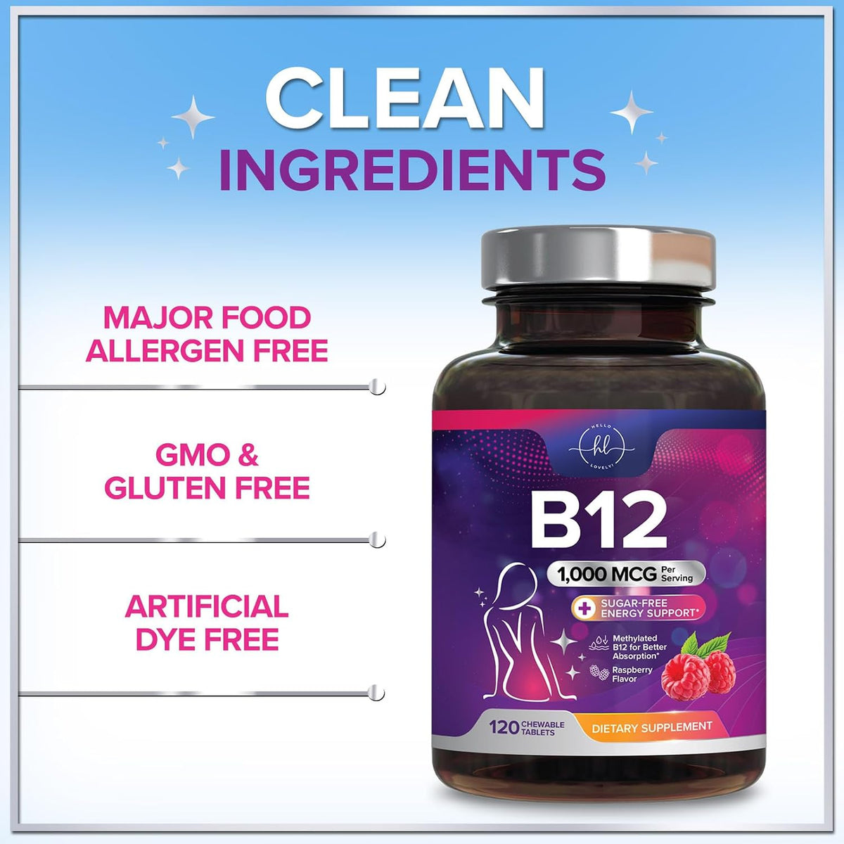 Vitamin B12 1000mcg Chewable Tablets - – Those with pernicious anaemia: An autoimmune condition that requires – Image 4