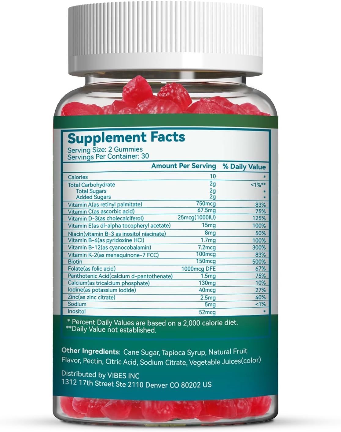 SmildeHeal Women's's Multivitamin Gummies, – Inositol – Often included for its potential role in mental wellbeing – Image 6