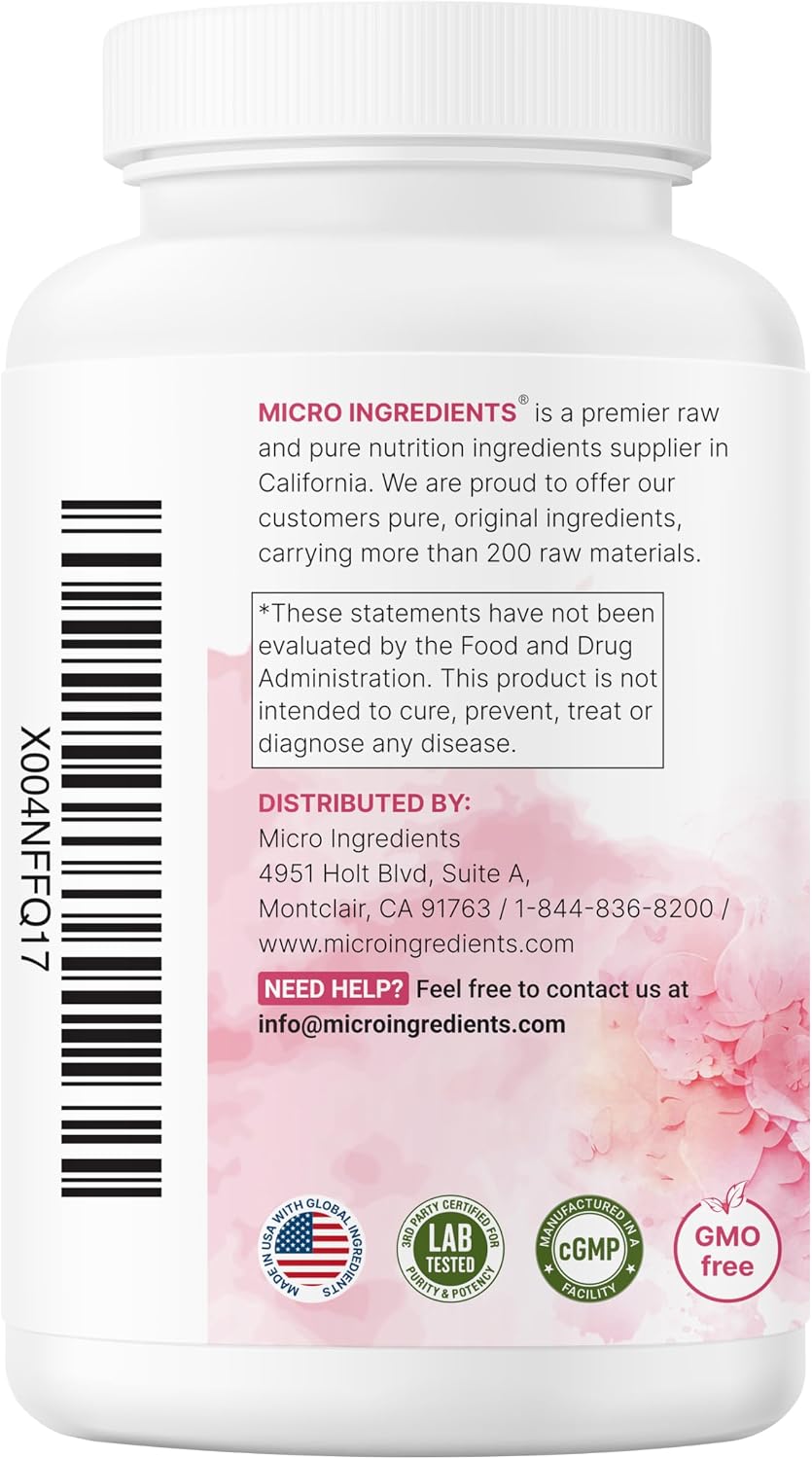 Myo-Inositol & D-Chiro Inositol 2,050mg | 240 Vegetable Capsules + Vitamin C, Folate, DIM, & CoQ10 | Inositol Supplement for Women's | 40:1 Ratio | Hormonal Balance & Ovarian Support | Filler Free - görsel 7