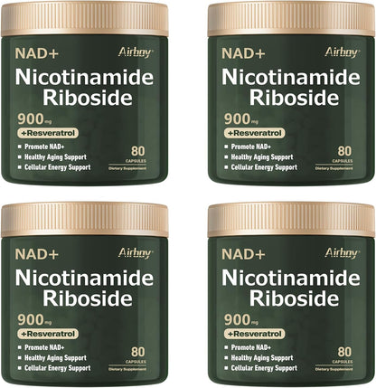Airboy Liposomal Nicotinamide Riboside 900 – Supports energy production: NAD+ is essential for mitochondrial – Image 1