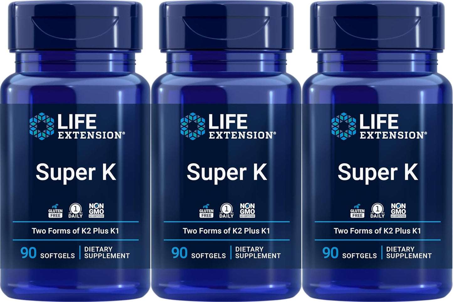 Life Extension Super K, 90 Softgels (3-Pack) - görsel 1