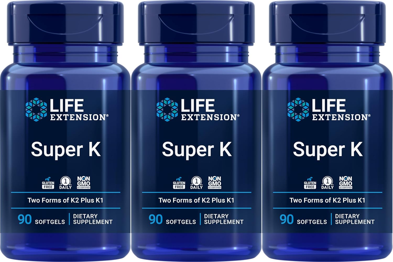 Life Extension Super K, 90 Softgels (3-Pack) - görsel 1