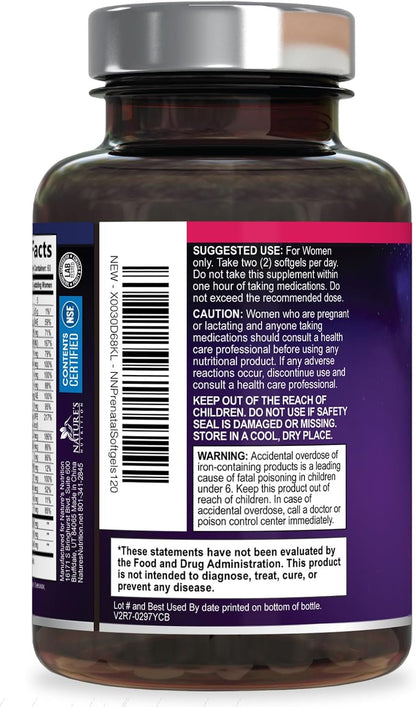 Prenatal Vitamins for Women with Folic Acid and Omega-3 DHA - 120 Softgels