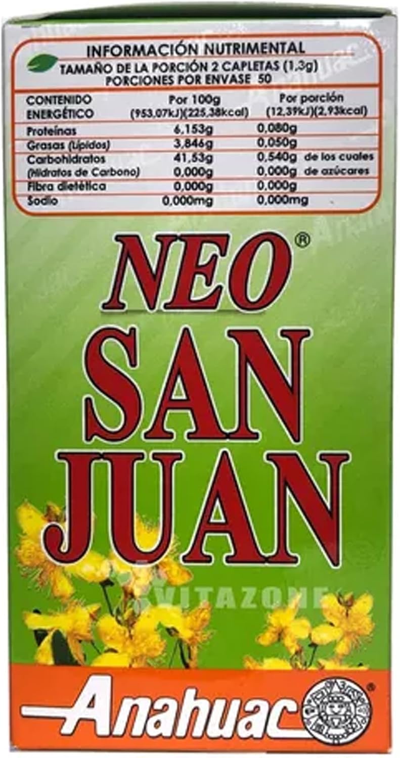 Neo San Juan St John's Wort Supplement, 100 Capsules - görsel 2