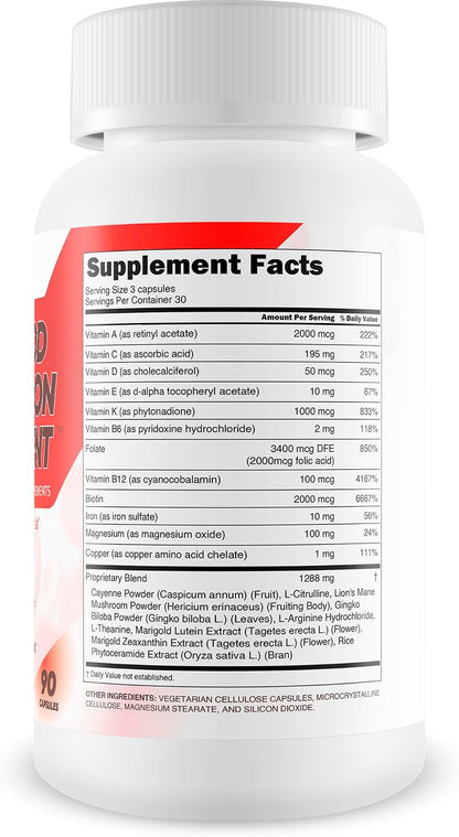 Sebi Blood Circulation Supplement with Iron, – Copper – Supports healthy blood vessels and aids iron absorption. – Image 2