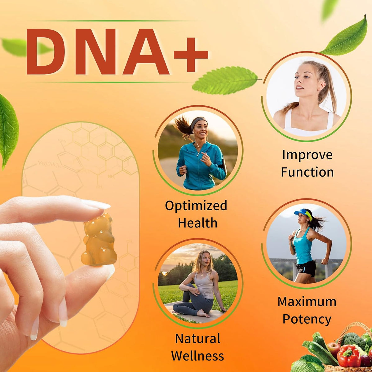 HEALOADING NAD+ Gummies with Resveratrol - – Vitamin B3 (Niacin): Supports energy metabolism and nervous system – Image 3