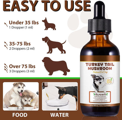 Turkey Tail Mushroom for Dogs, – Probiotics: Live beneficial bacteria that help maintain a healthy gut microbiome – Image 8