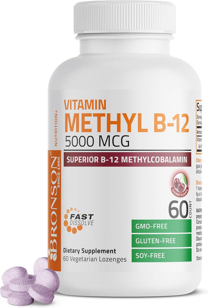 Bronson Methyl B12 5000 mcg Vitamin B12 – Trusted brand since 1960 with a history of quality – Image 8