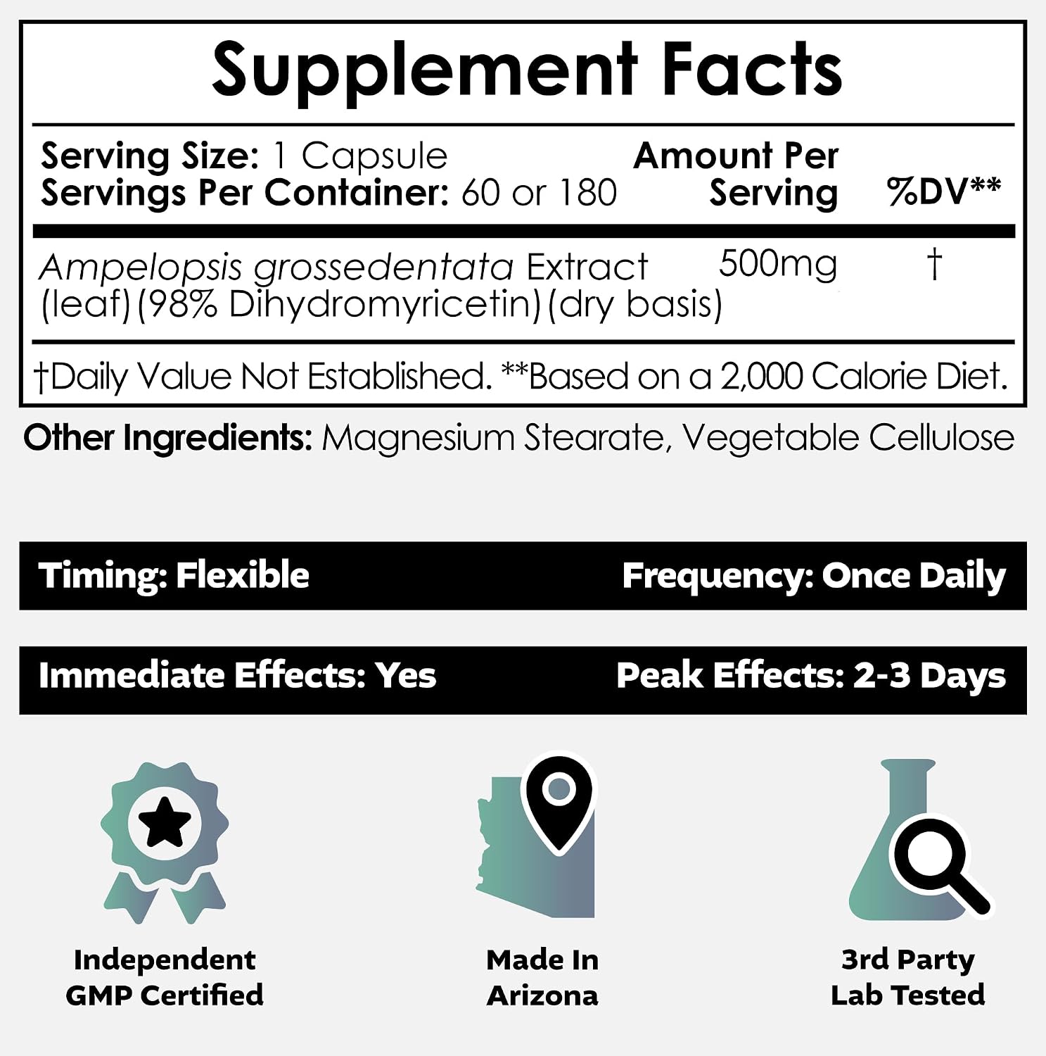 Nootropics Depot Dihydromyricetin (DHM) Capsules - görsel 2