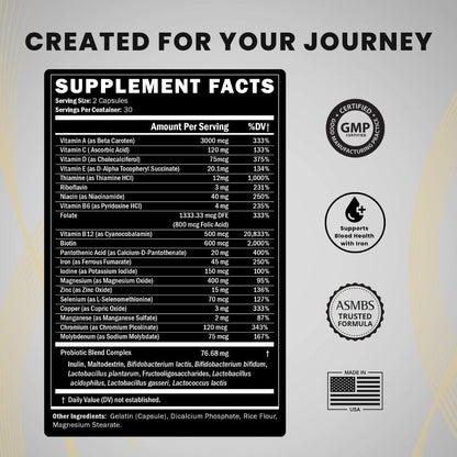 Journey Bariatric Multivitamin with – Probiotics: Beneficial bacteria that support digestive health, immune – Image 3