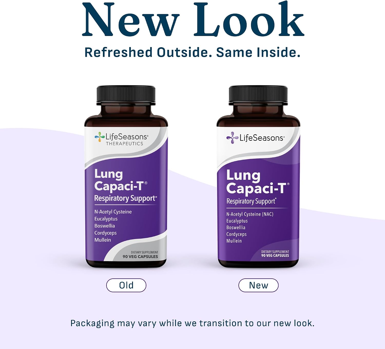 Lung Capaci-T - Respiratory Support Supplement - CoQ10, N-Acetyl Cysteine, Boswellia, Eucalyptus, Mullein, Green Tea, Nettle & Peppermint - Increases Oxygen Capacity & Reduces Mucus - 90 Capsules - görsel 7