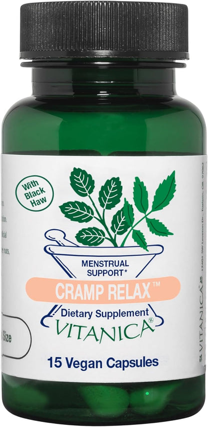Vitanica Cramp Relax, Menstrual Support, Vegan, 60 Capsules
