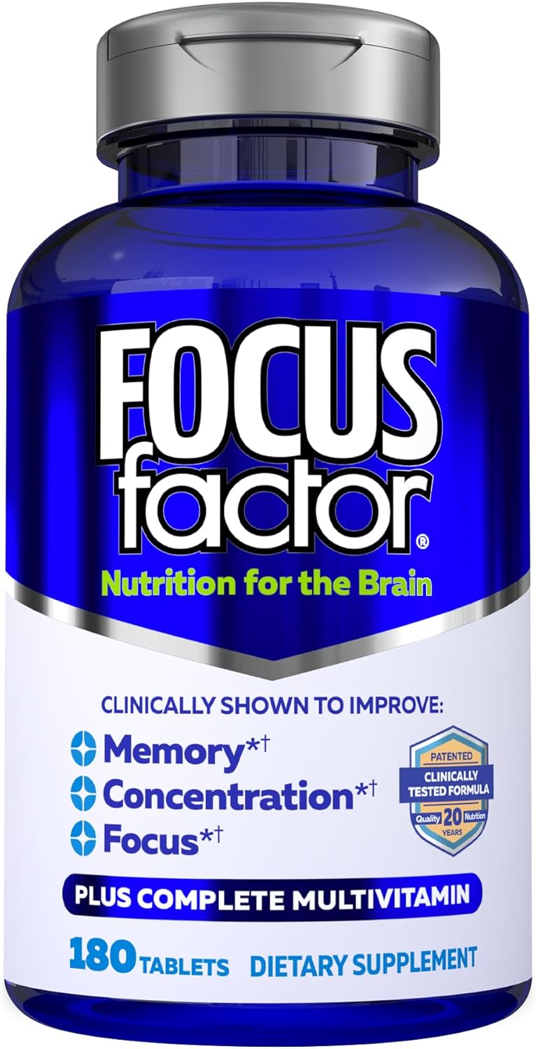 Focussed Factor Nutrition for The Brain – Memory & Concentration Supplement, 150 Tablets - görsel 8