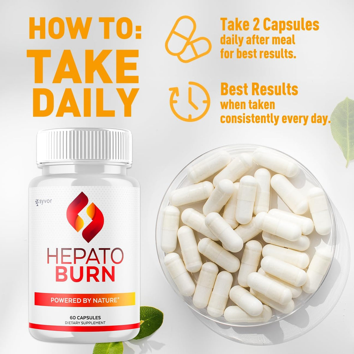 Hepato Burn Capsules (2 Pack) – All-Natural – Fitness lovers seeking an energy-supporting supplement to enhance – Image 5
