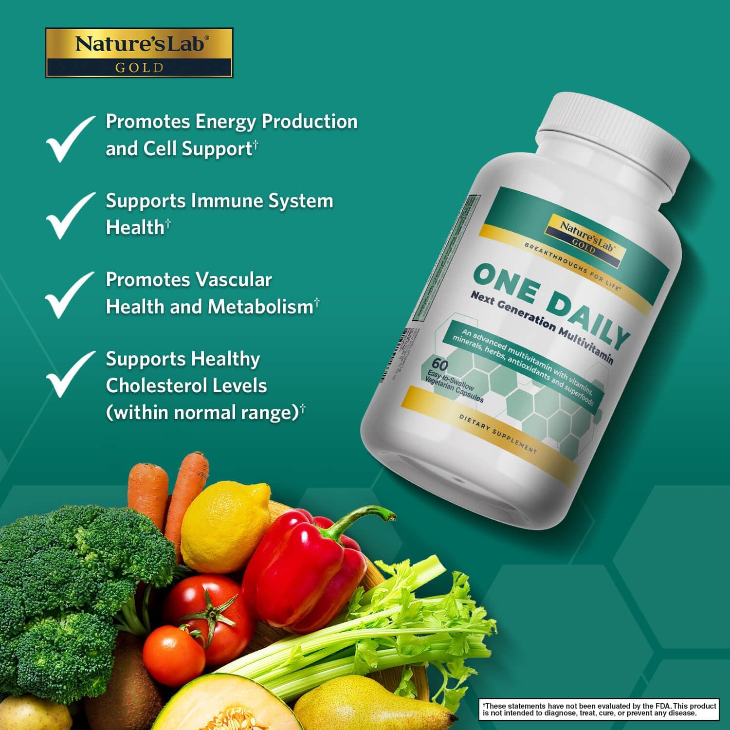Nature's Lab One Daily Multivitamin Capsules - görsel 3
