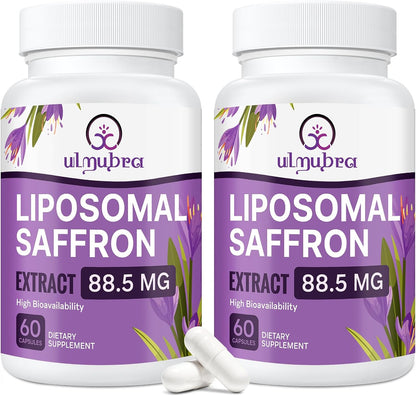 Liposomal Saffron Supplements 88.5 mg, Maximum Absorption, 100% Pure Saffron Extract Capsules for Mood, Energy, Vision & – Image 10