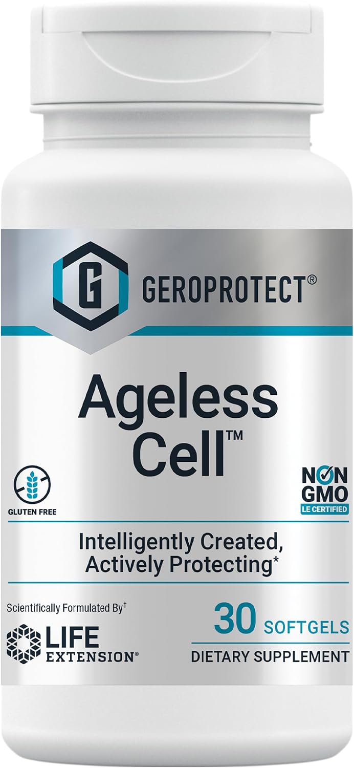 Life Extension GEROPROTECT Ageless Cell - Cellular Health & Healthy Ageing Formula - görsel 1