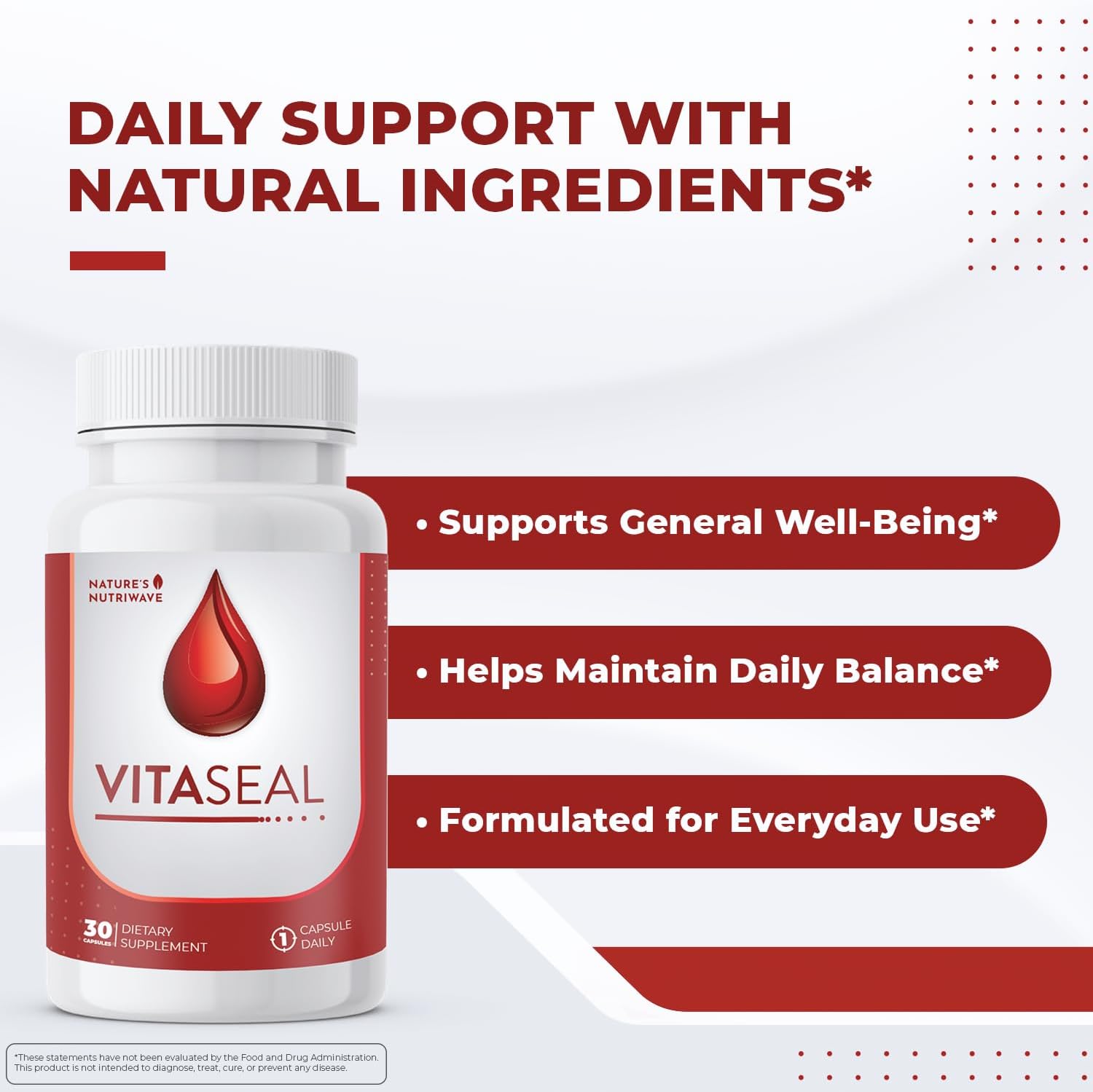 Vitaseal – Botanicals, Vitamins C & E, and Minerals – 30 Capsules - görsel 2