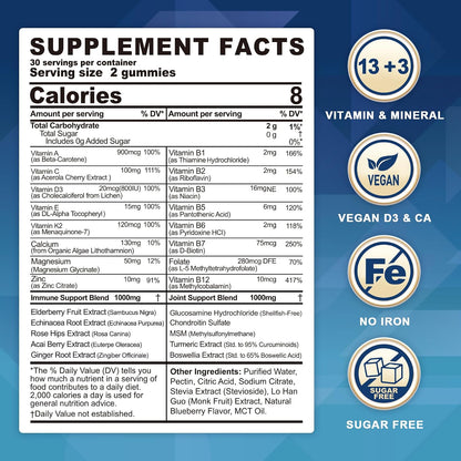 LILICARE Men's & Women's's Sugar-free – Vitamin D3 from Lichen: Plant-based cholecalciferol supports bone health – Image 2