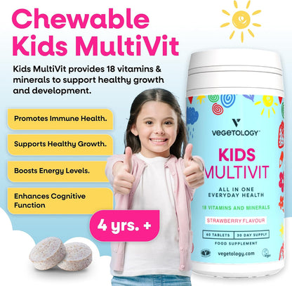 VEGETOLOGY Kids MultiVitamin Supplement – – Vitamin E – acts as an antioxidant, protecting cells from oxidative – Image 6