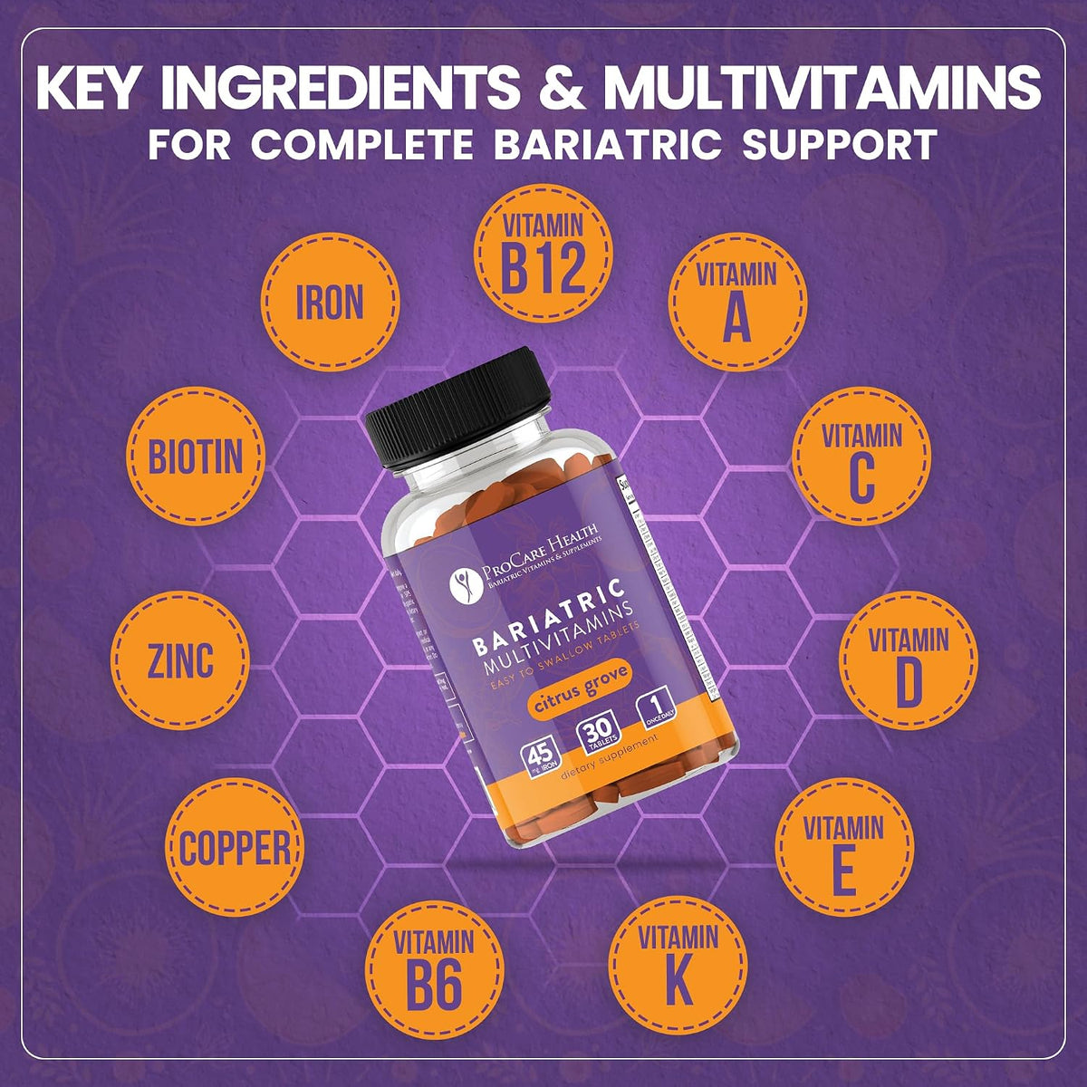 ProCare Health Bariatric Multivitamin with – Offers a convenient once-daily dose to simplify your routine – Image 5