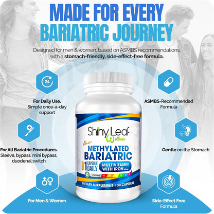 Glossy Leaf Methylated Bariatric – Iron (45 mg): Essential for red blood cell production and preventing anaemia, a – Image 6