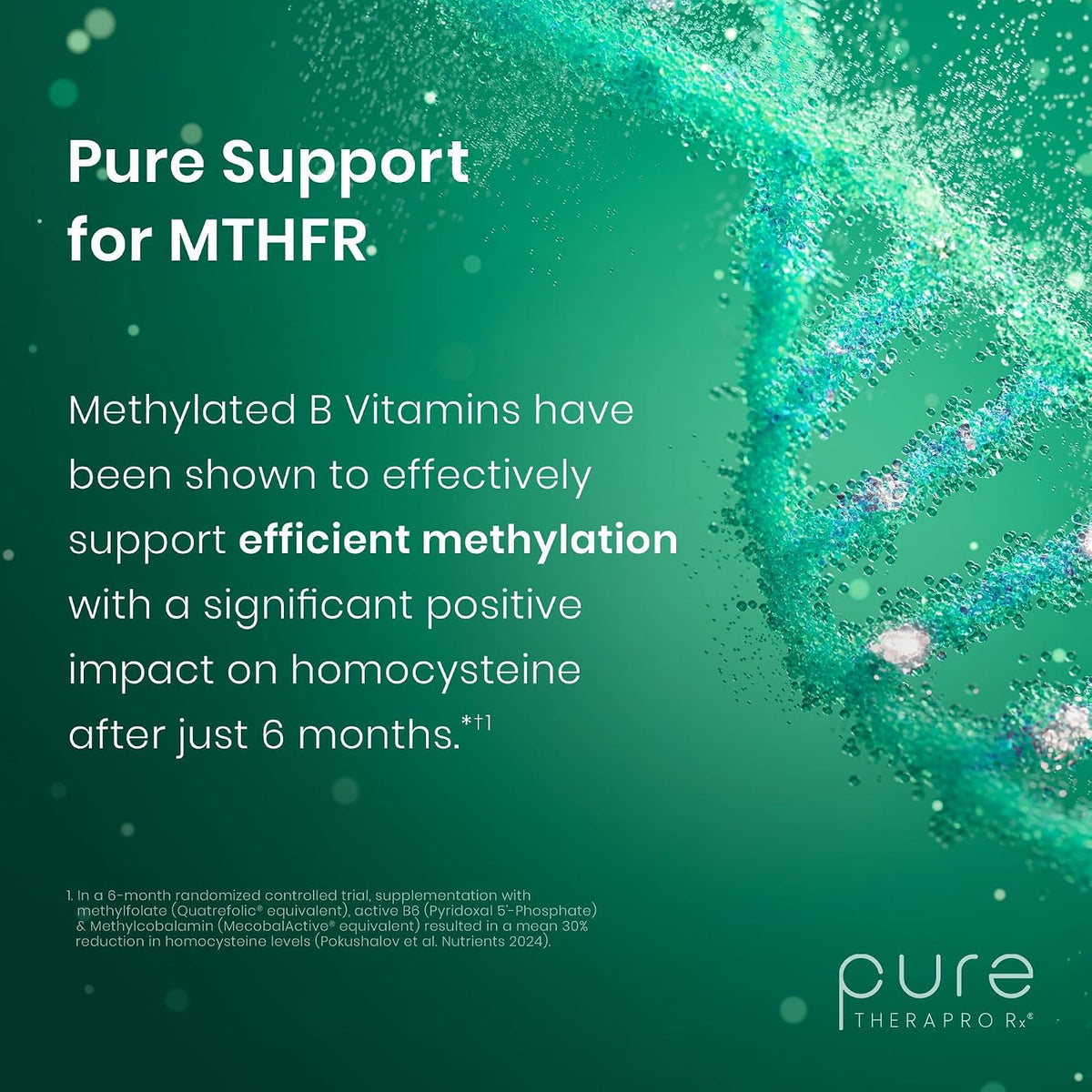 Pure Therapro Rx Methylated B Complex – Niacin (as niacinamide): Supports energy metabolism and skin health – Image 6