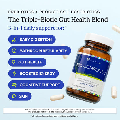Gundry MD® Bio Complete 3 – Prebiotic, – Energy Support: The postbiotic blend is designed to support the – Image 2