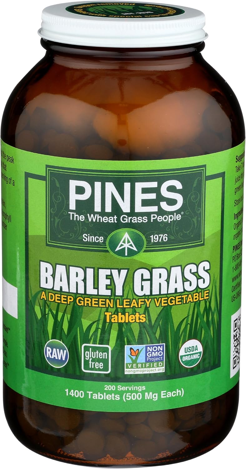 Pines International Barley Grass, 1,400 Tablets - görsel 1