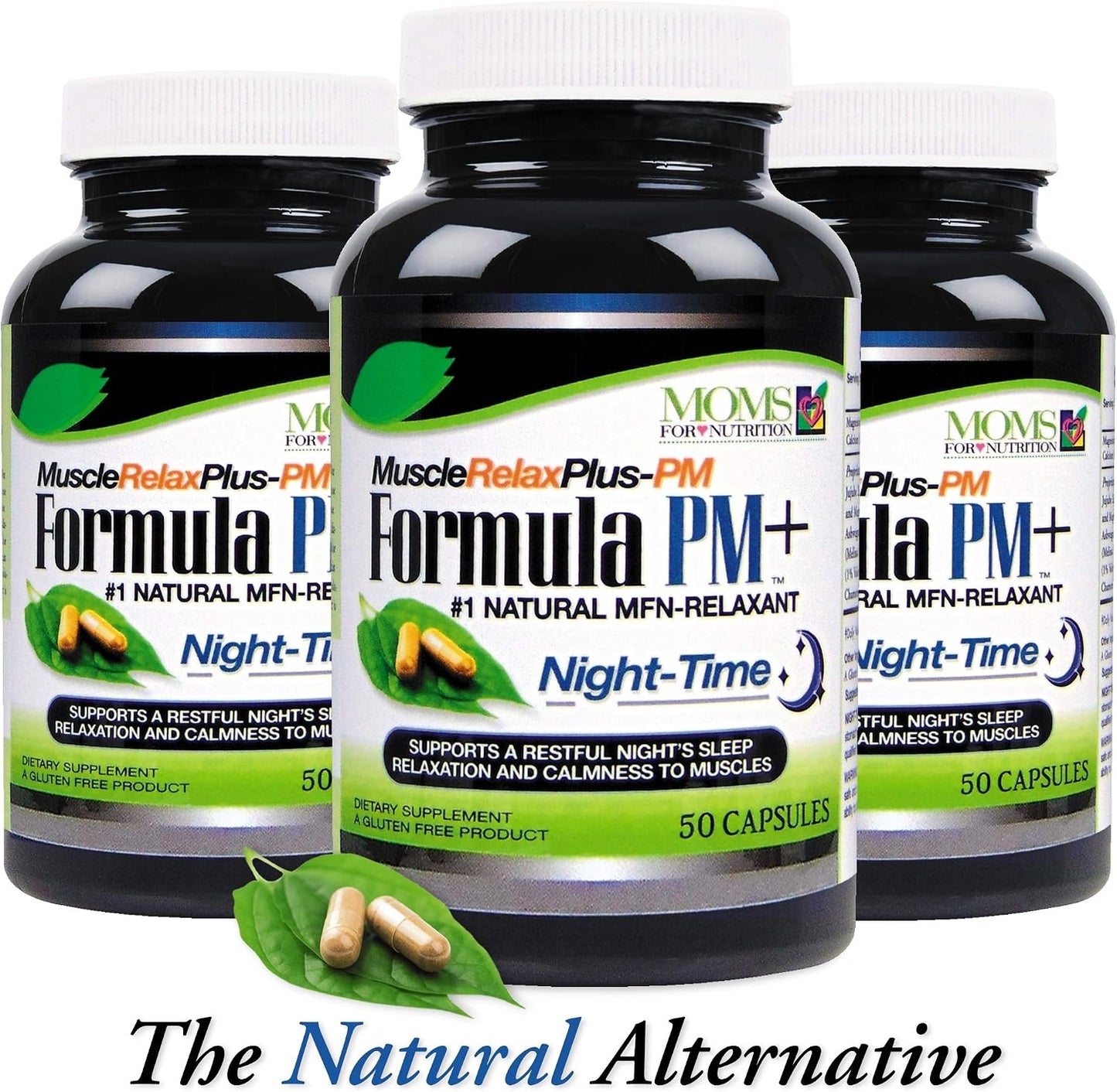 All Natural Muscle Relax Formula PM Plus – Night-Time Relaxer – Maximum Strength Natural Relief (50 Capsules) - görsel 6