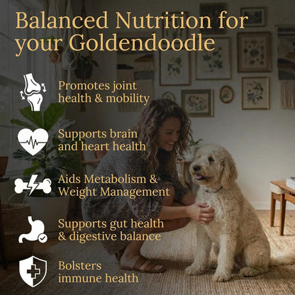 Prestige Breed Multivitamins, Balanced Nutrition for Your Goldendoodle, 90 Chews, Made in the USA with Real Bacon Flavour