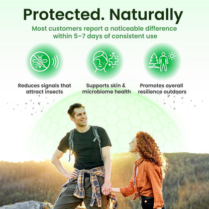 BITESHIELD Mosquito Repellent Capsules - Daily Ingestible Supplement, Plant-Based, 60 Capsules