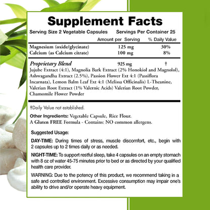 Moms For Nutrition Muscle Relax Formula Plus – Maximum Strength: Each serving provides 1,150 mg of targeted – Image 2