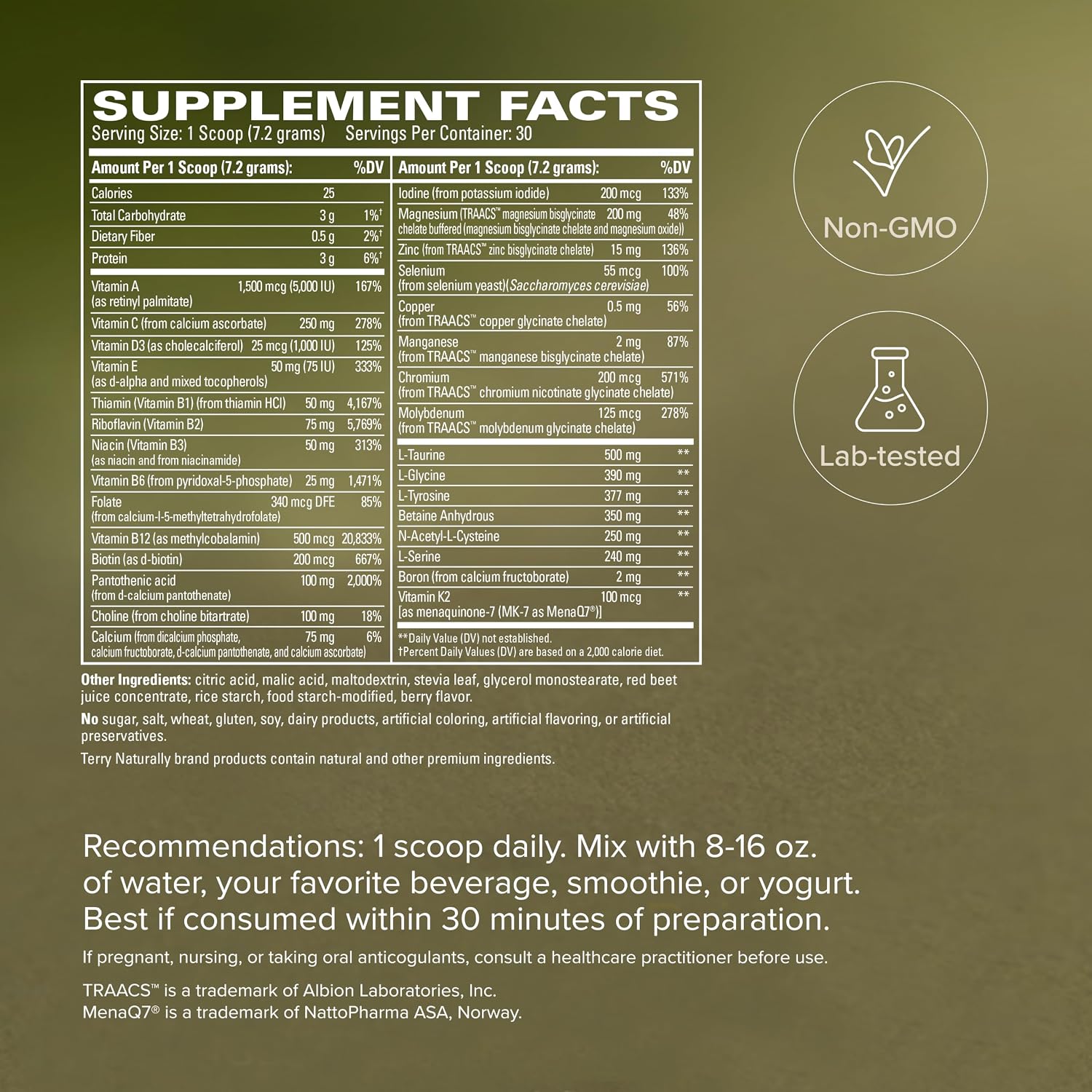 Terry Naturally Fatigued to Fantastic Energy Revitalisation Drink Mix - görsel 5