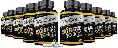 (10 Pack) Sizegenix 742mg All Natural Advanced Men's Health Formula 600 Capsules